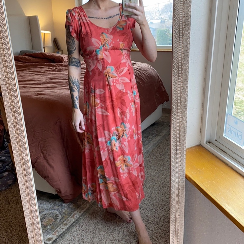 Jams World Vintage Hawaiian MIDI Dress